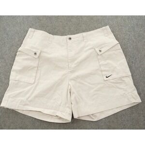 Nike Life Shorts Mens 38 White P44 Cargo Canvas Woven Cargo Utility Safari